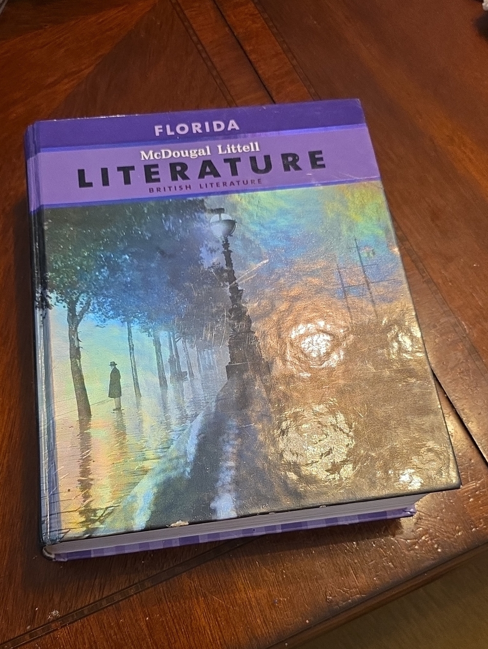 McDougal Littell Literature Textbook - Purple Cover